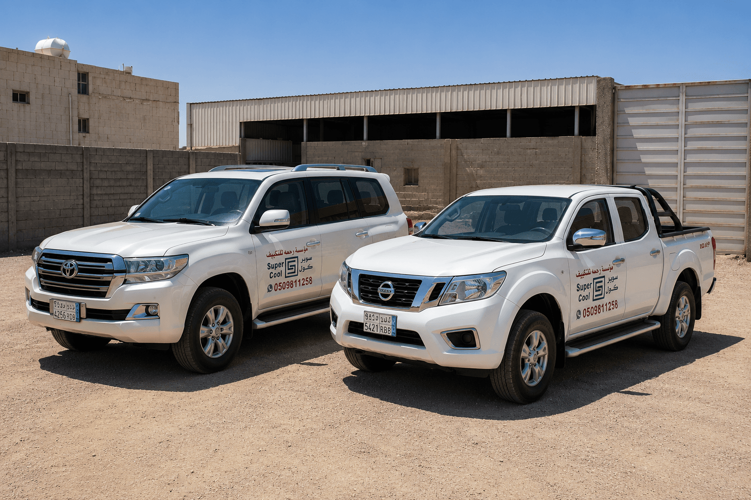 Super Cool AC service vehicle Saudi Arabia
